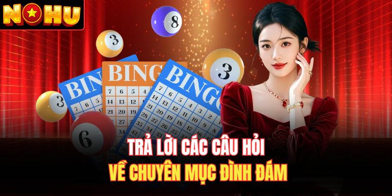Trả lời các câu hỏi về chuyên mục đình đám